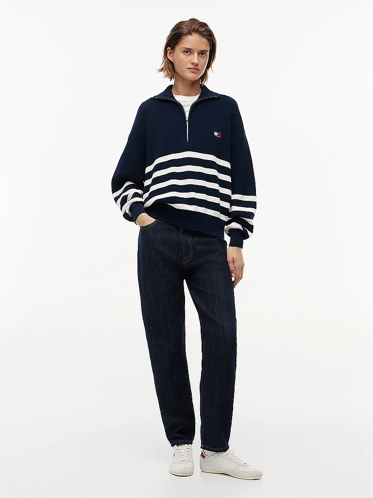 Vêtements Tommy Jeans Tjw Quarter Zip Sweat pour Femme - vue 4
